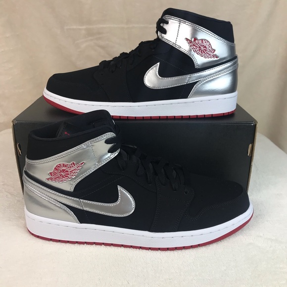 Jordan Other - Nike Air Jordan Retro 1 Mid Johnny Kilroy Gym Red